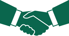 shaking hands icon