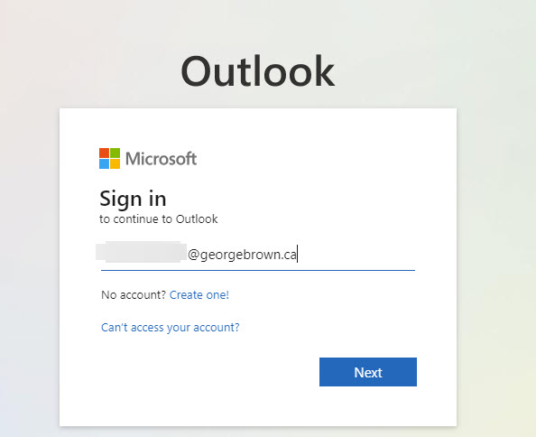 Microsoft login