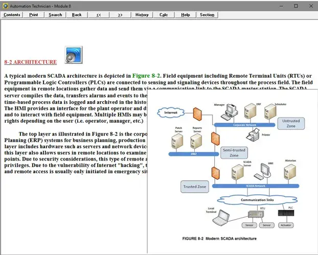 Computer based presentation of theory and application