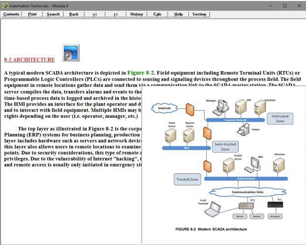 Computer based presentation of theory and application