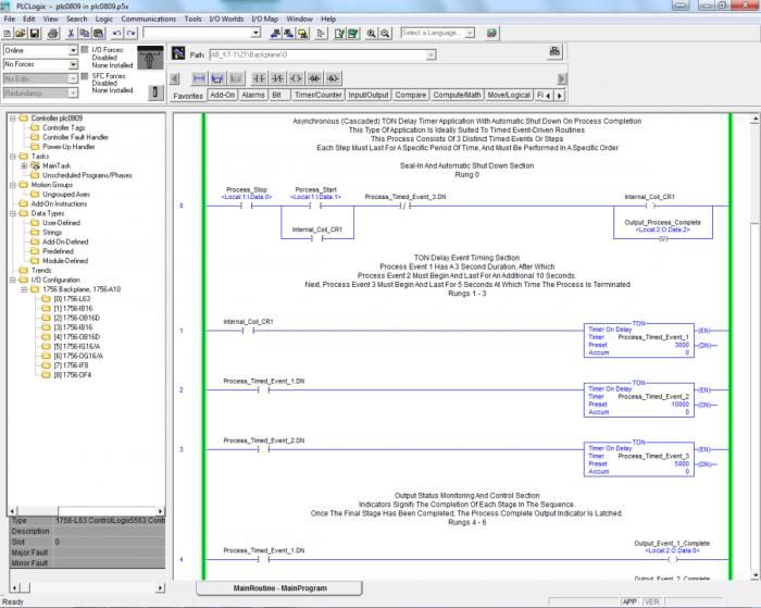 PLC Ladder Program