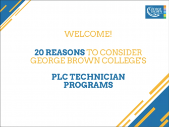 20 Best Reasons to Choose GBC's PLC Certificate Programs 