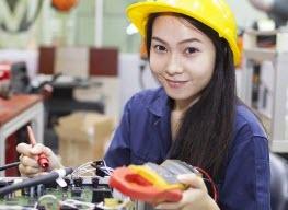 woman in manufacturing