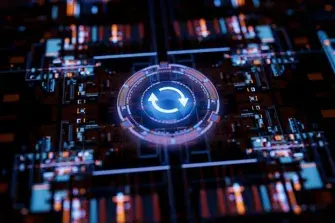 Update_Icon_In_Futuristic_Space