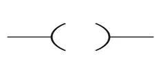 Output coil symbol