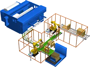 Image of an automated assembly line